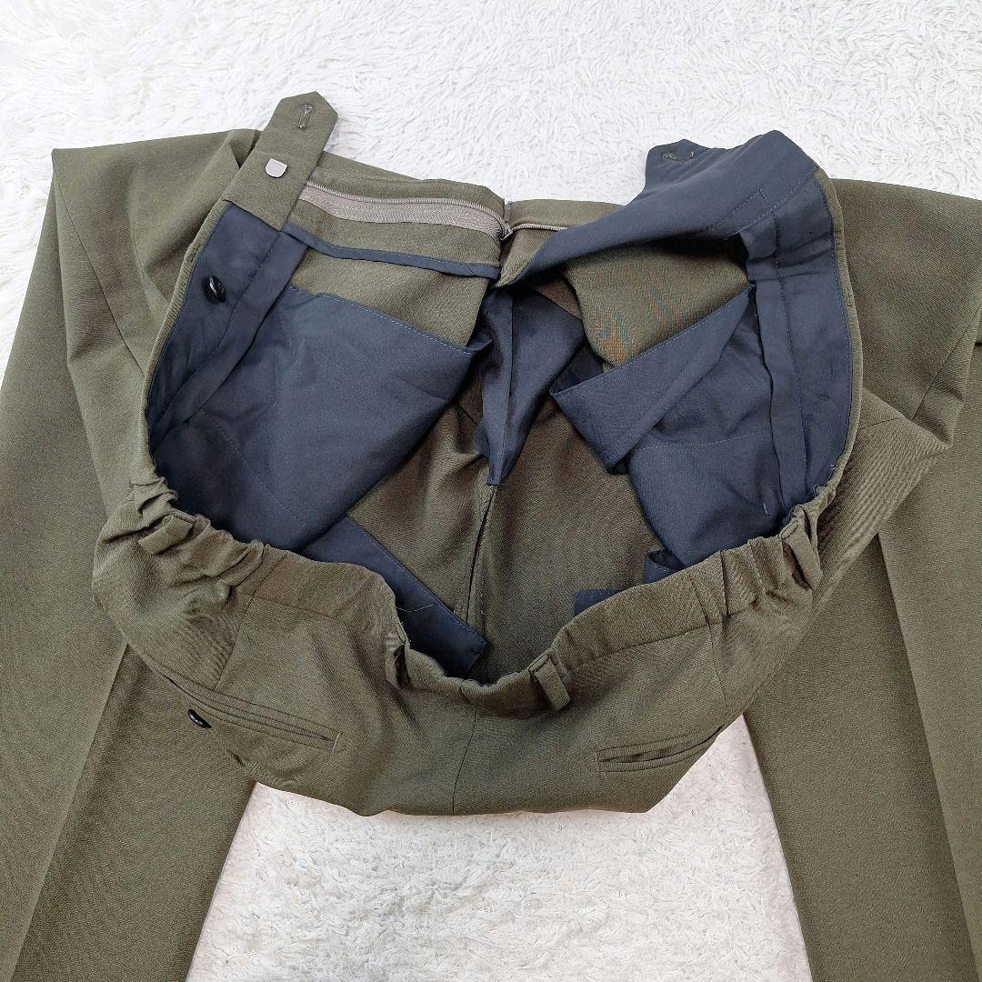 美品✨ユナイテッドアローズ　洗える　トラベルスーツ　ストレッチ　カーキ　XL