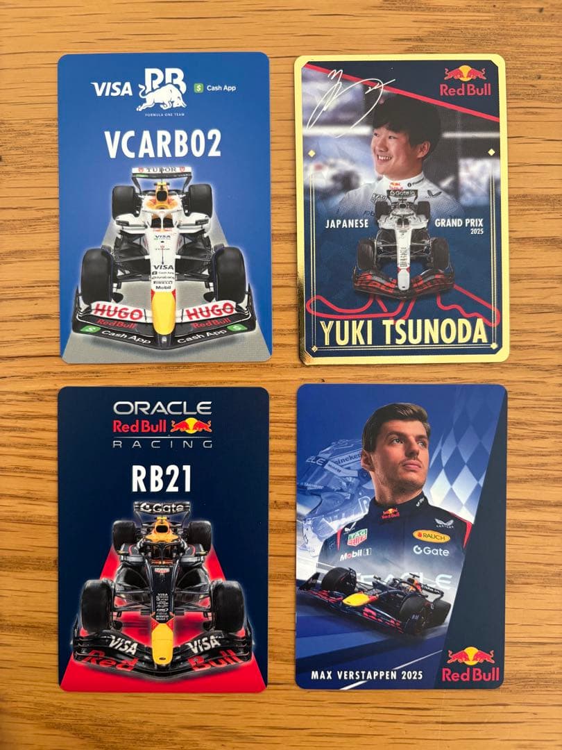 レッドブル（Redbull）F1 カードセット - メルカリ