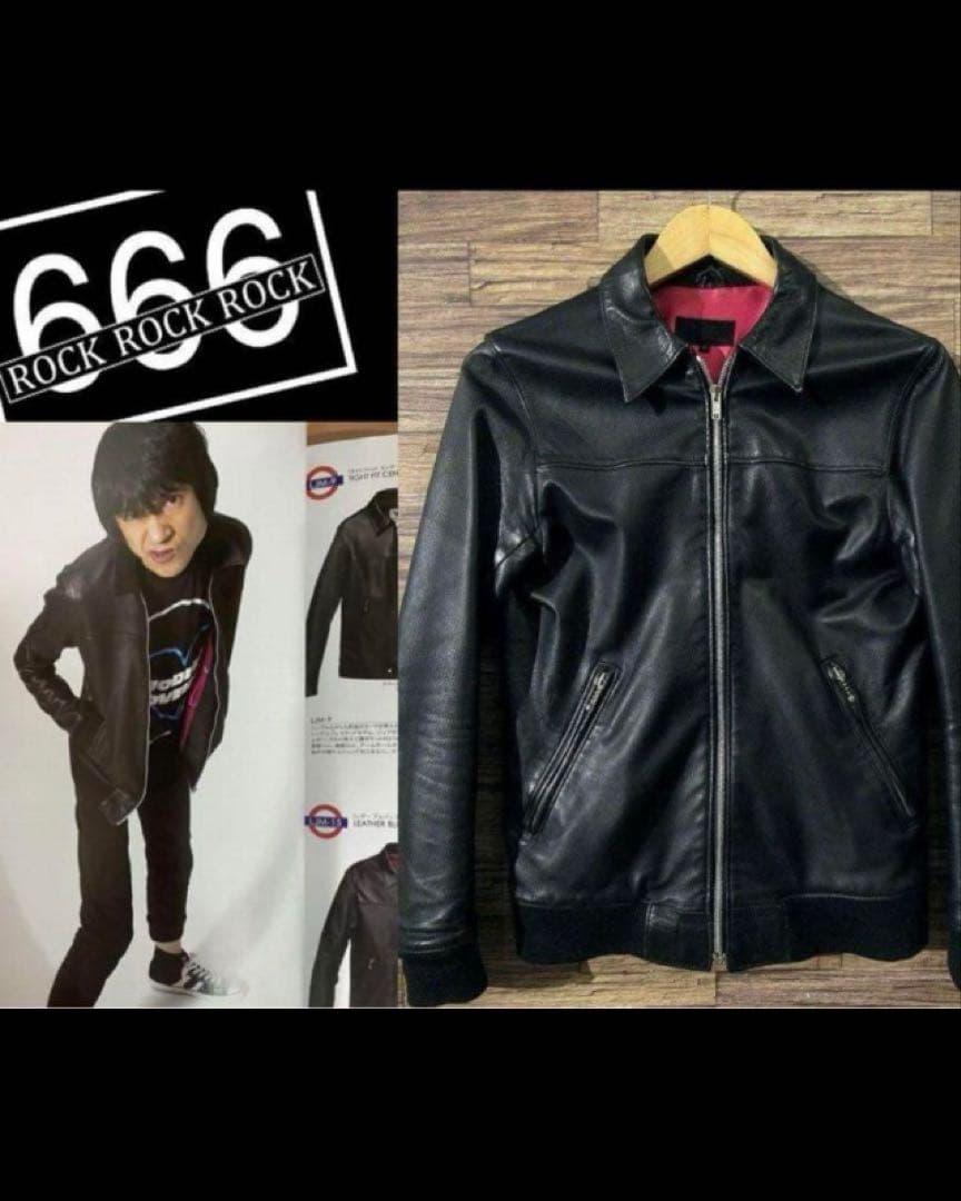 希少・極美品】甲本ヒロト着‼︎英国製ライダース666LJM-15size :S