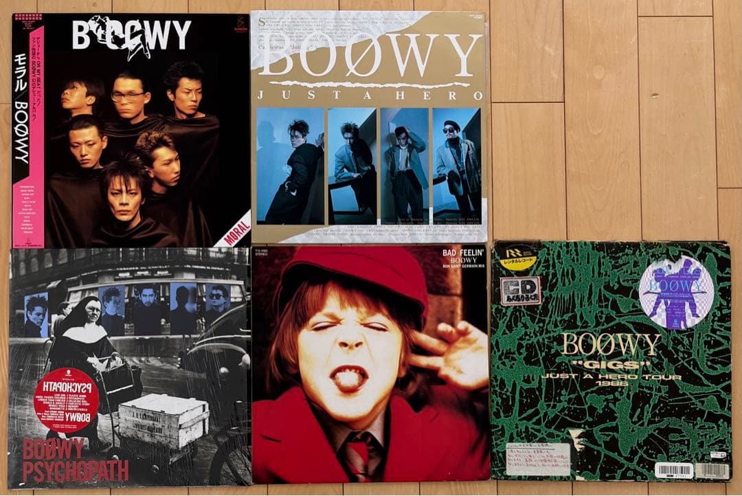 BOOWY レコード 5枚セット - メルカリ