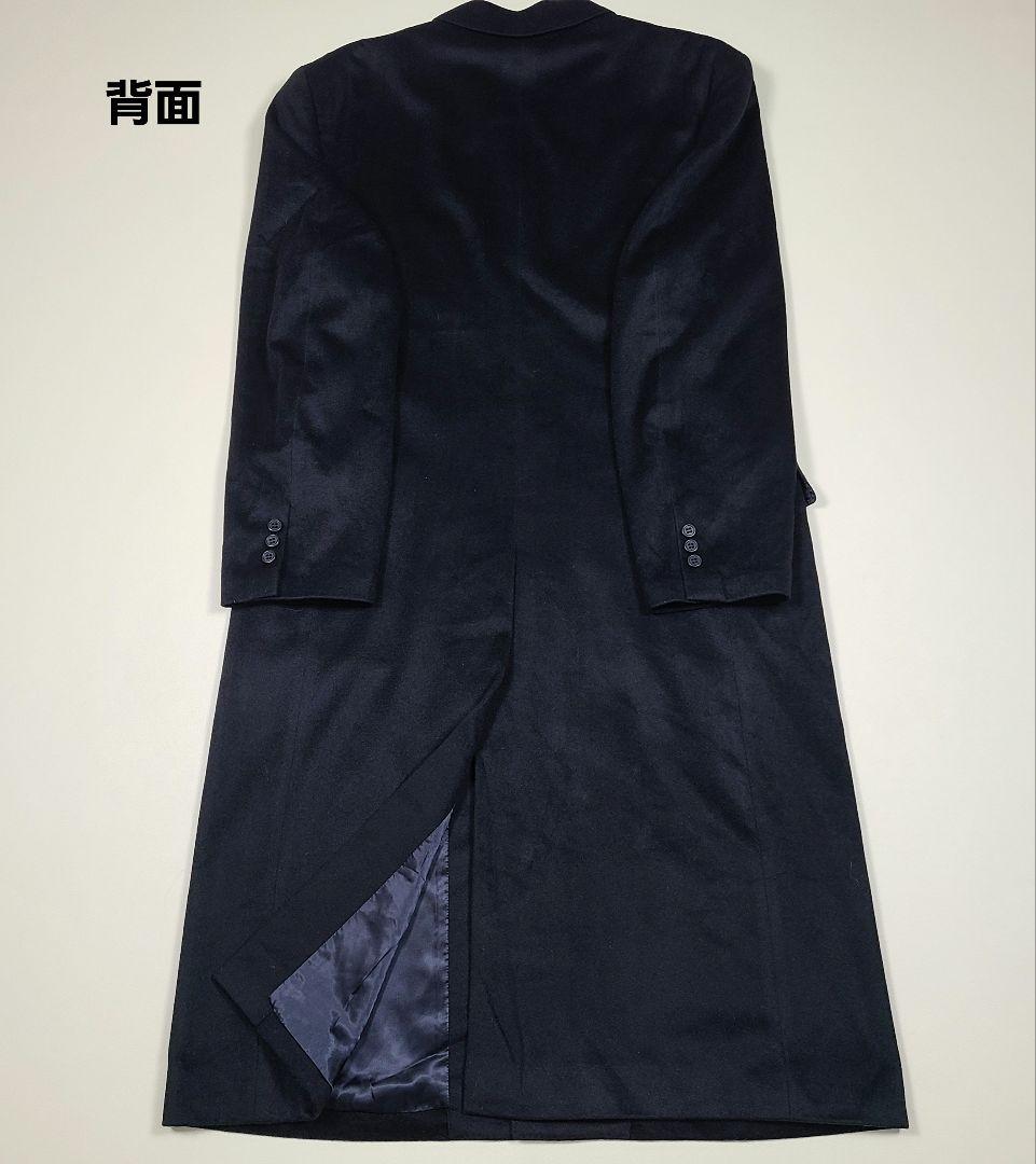 美品✨】BELLUMORE カシミヤ100％ ロングコート 大きめサイズ 黒