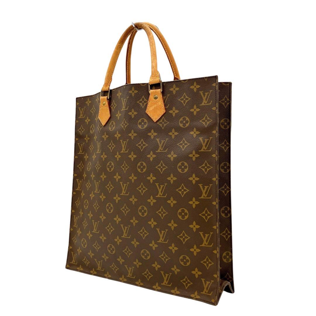 【LOUIS VUITTON】サックプラ　モノグラム　トートバッグ　PVC