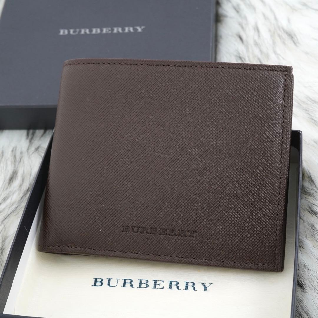 新品 箱付き BURBERRY LONDON 折り財布 ノバチェック ブラウン - メルカリ