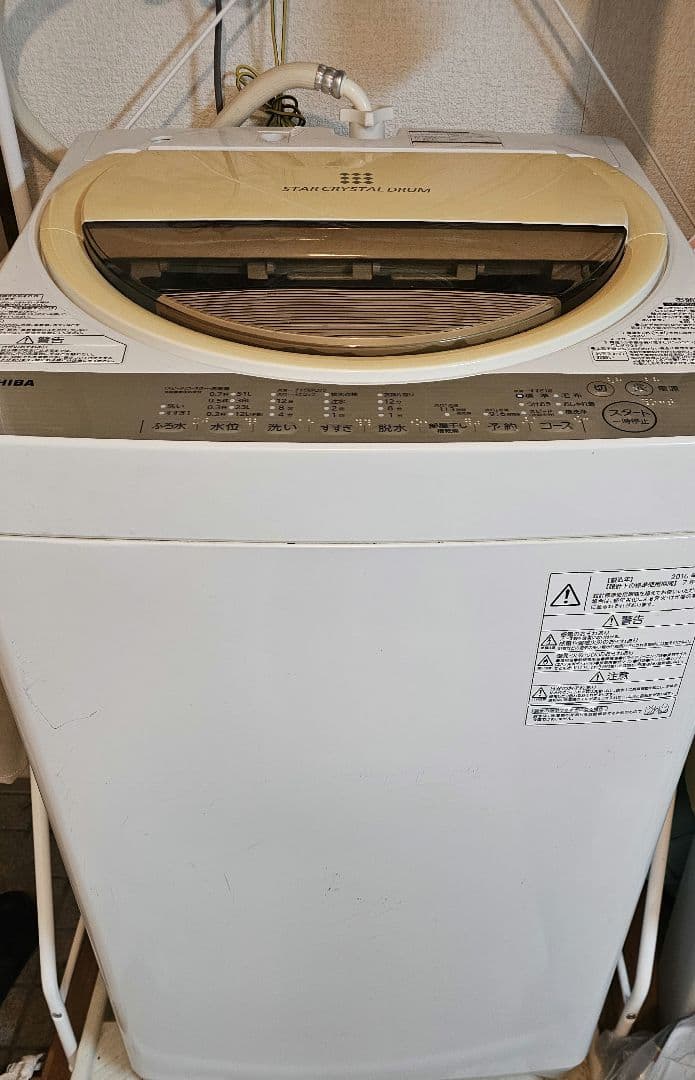 TOSHIBA STAR CRYSTAL DRUM 縦型洗濯機 6kg