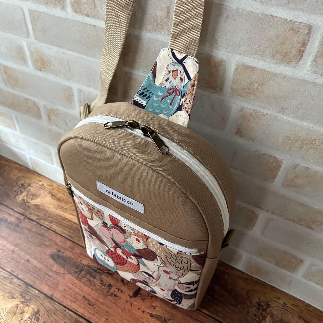 ボディバッグ ミミズク フクロウ ふくろう オカメ インコ 文鳥 鳥 個性