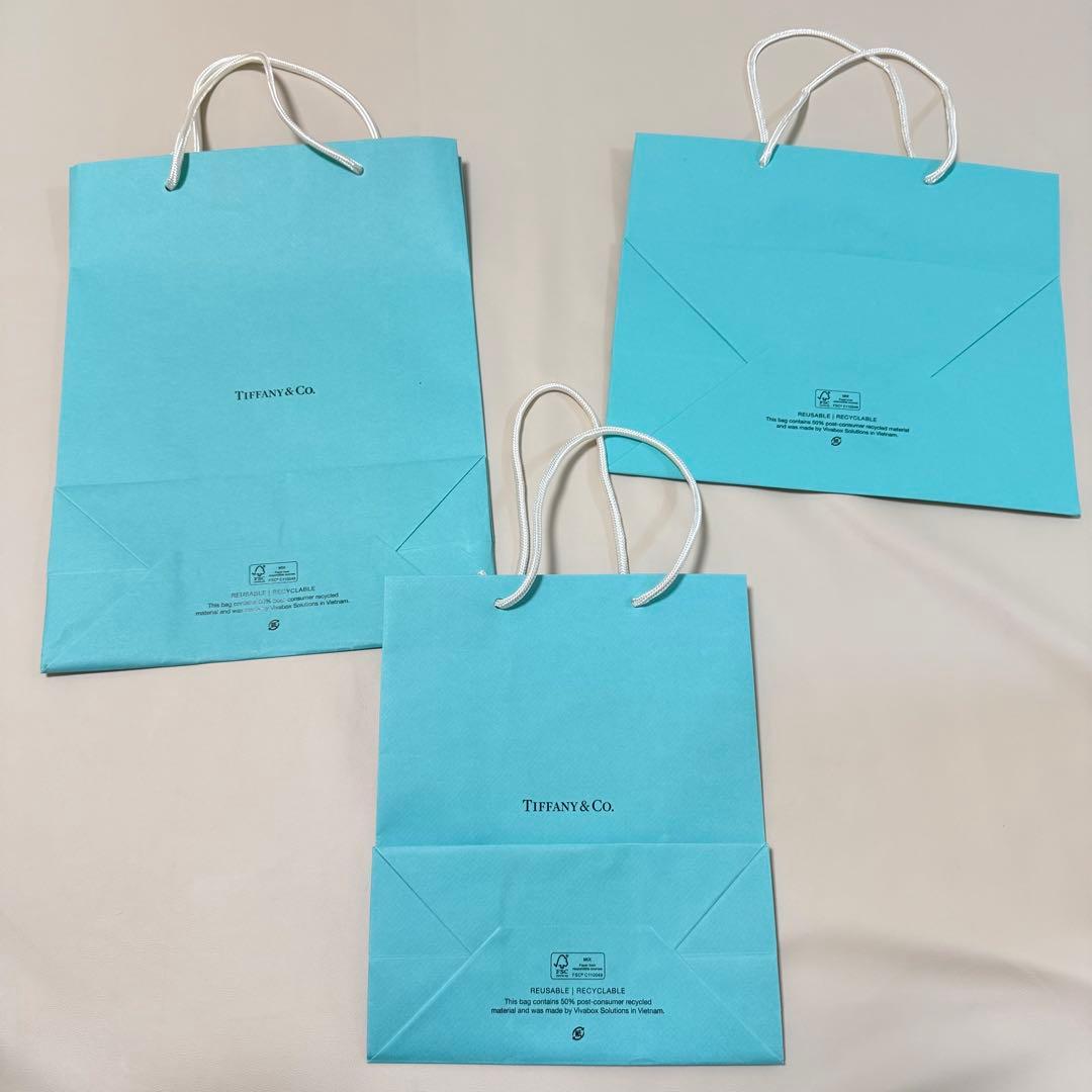 ティファニー 紙袋 3枚セット - メルカリ