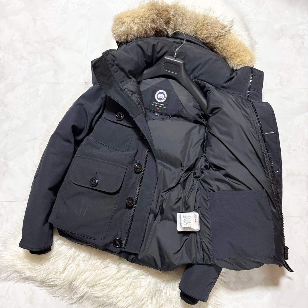 本物 カナダグース 3WAY ラッセルパーカー ファー付き ダウン