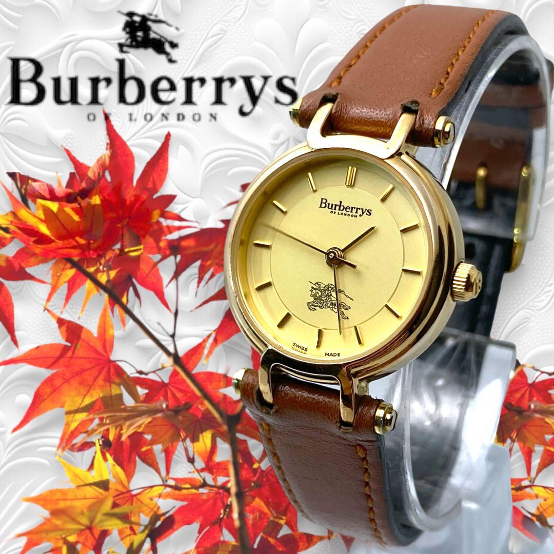 Ⴤ1141ꕤ希少 バーバリー 腕時計 アンティーク ゴールド ラウンド 3針 Ⴤ1141ꕤ希少 バーバリー 腕時計 アンティーク ゴールド ラウンド 3針