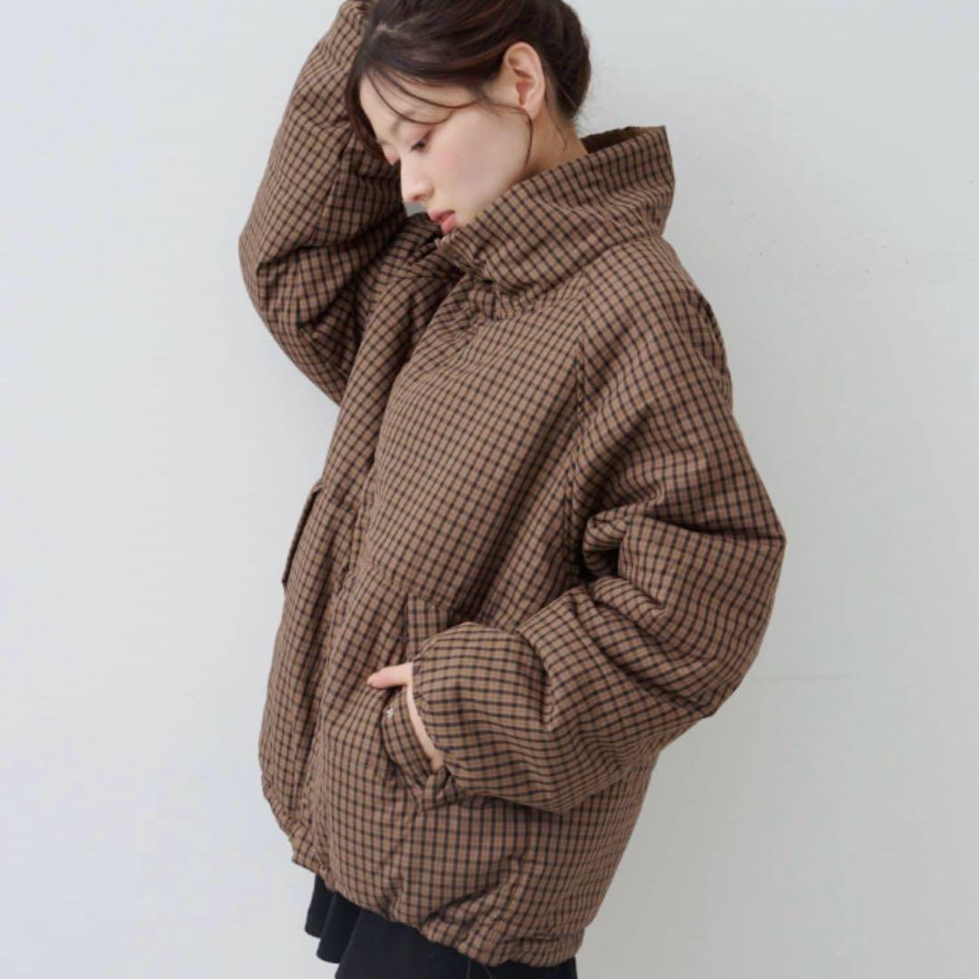 kastane チェック中綿リバーシブルアウター - メルカリ