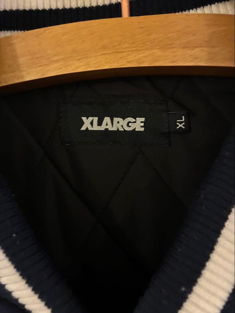 ⭐️XLARGE スタジャン ネイビー　X L