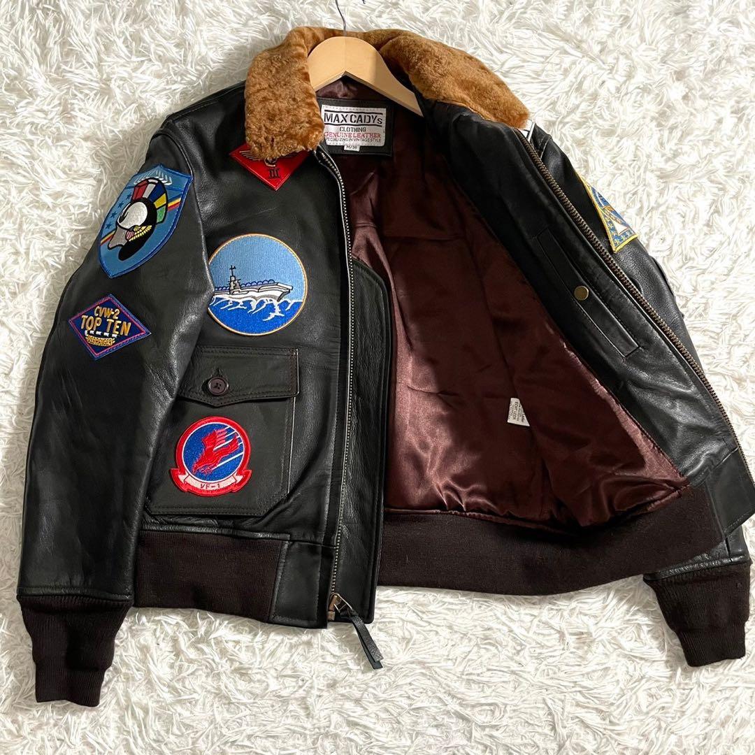 MAXCADYS G-1 レザー ジャケット トップガン メンズ トムクルーズ