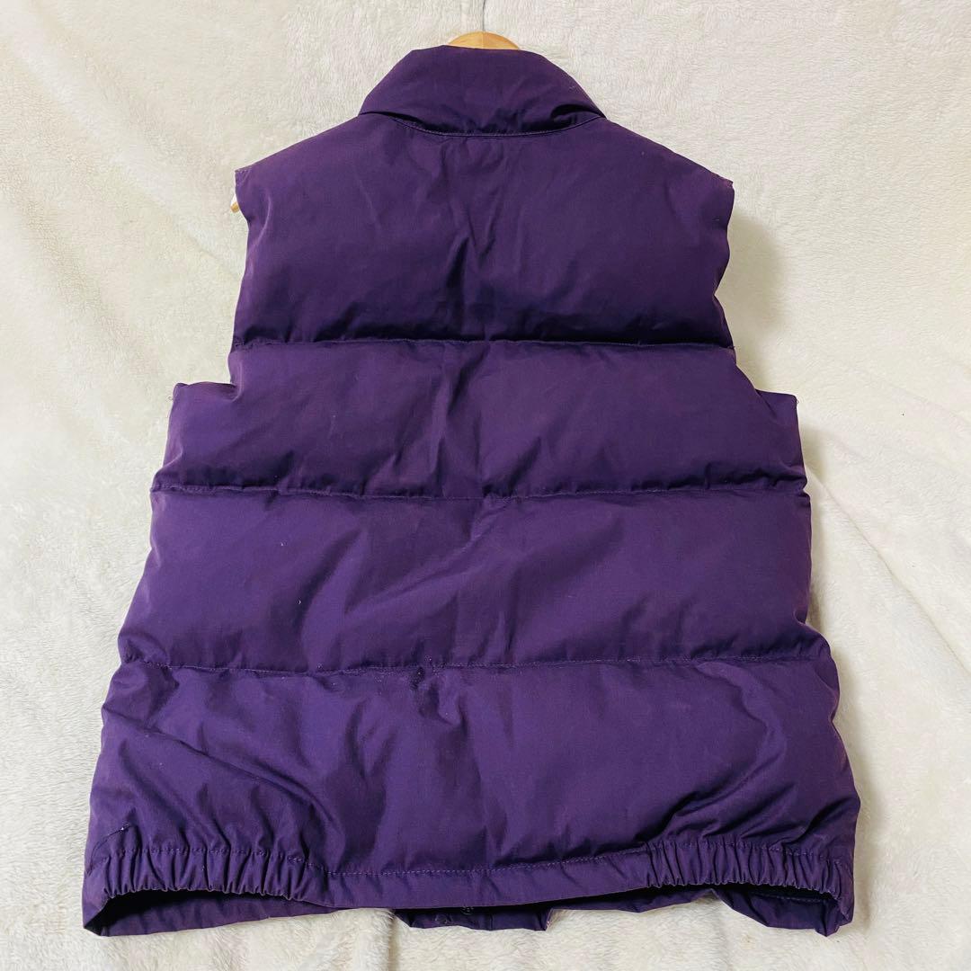 ノースフェイス ダウンベスト Lサイズ 紫 - メルカリ