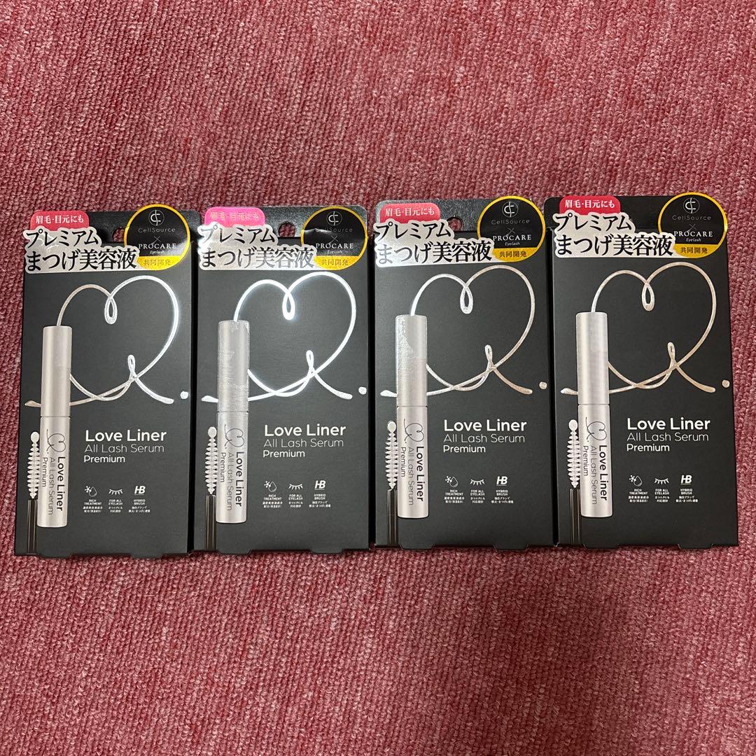 ラブライナー オールラッシュセラム プレミアム まつげ美容液 4本セット ラブ・ライナー オールラッシュ セラム プレミアム＜まつげ美容液
