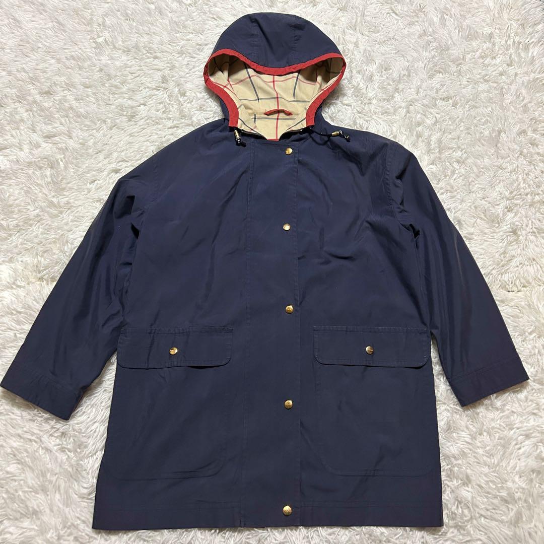 ビッグロゴ バーバリープローサム ジップ ジャケット ハーフコート
