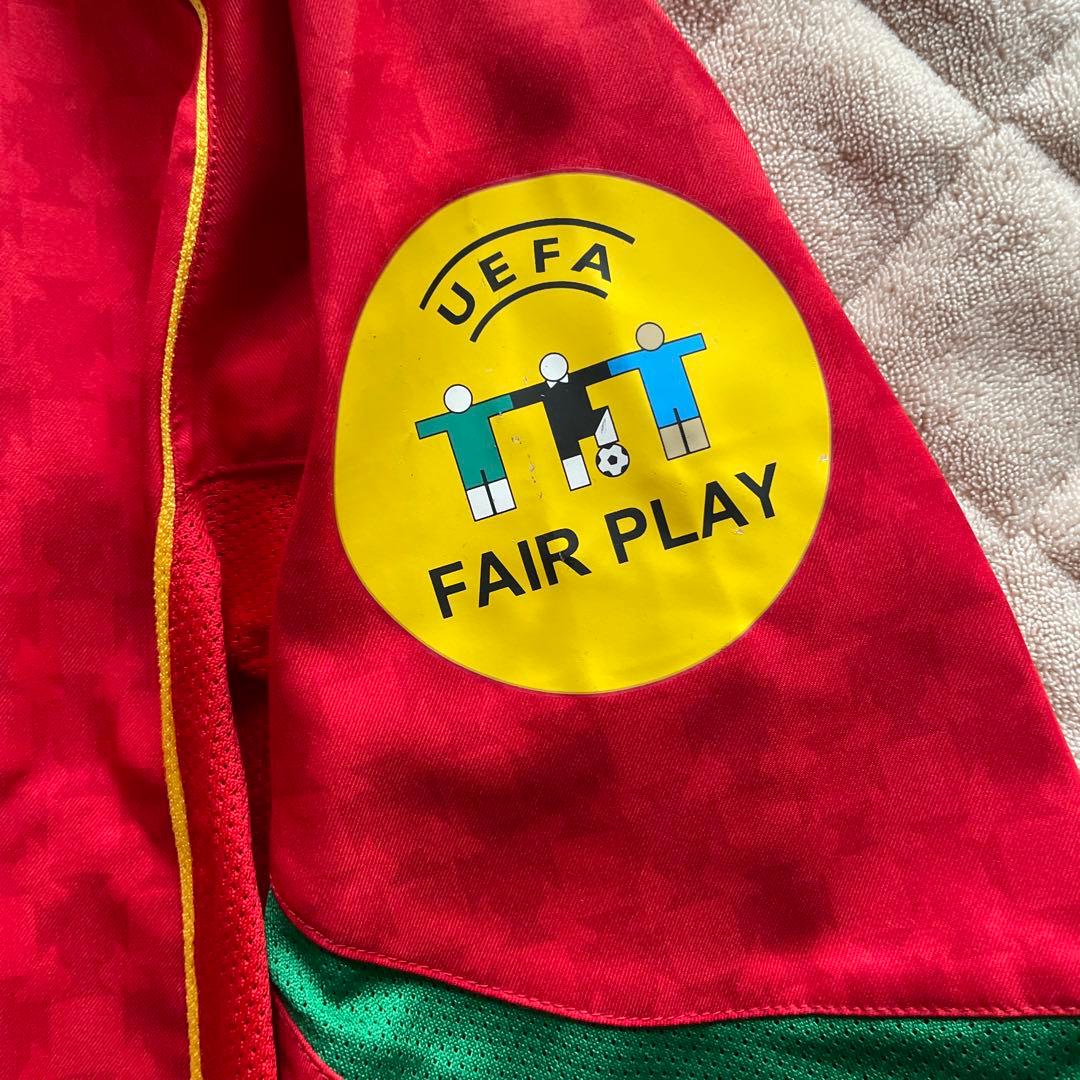 デッドストック ポルトガル代 フィーゴ 7番 ユーロ2004決勝マッチデイパッチ