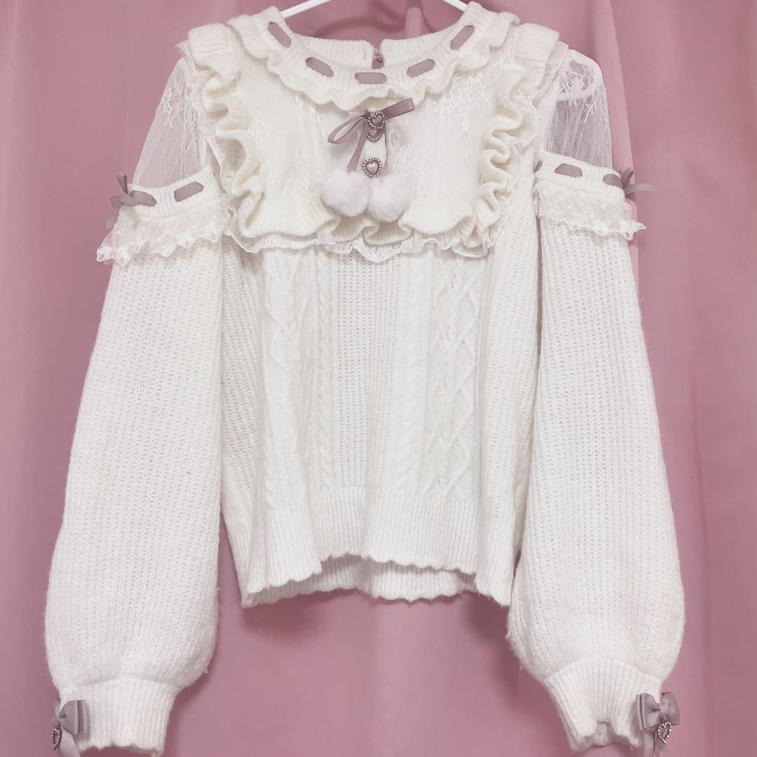 LIZLISA ポンポンニットトップス スピンドルポンポンニットトップス ｜ LIZ LISA（リズリサ）公式通販