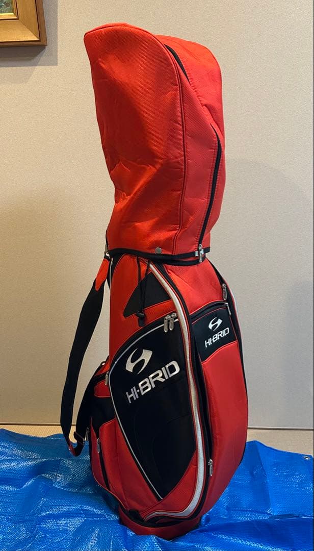 komekko　H-BRID レッドキャディバッグ+ゴルフセット GREGORY｜【公式】GREGORY ハイブリッドキャディバッグ ゴルフ