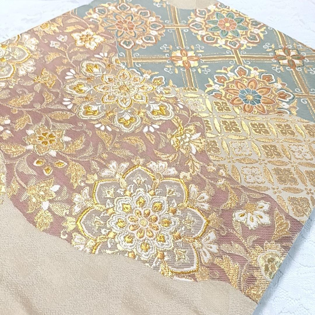 LULU119 袋帯 華紋 新品未使用 金 - メルカリ