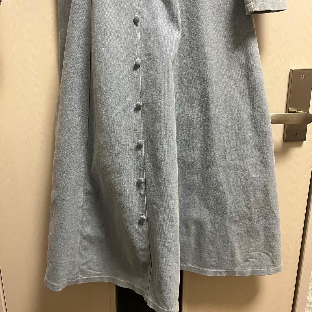 Rosé Muse Denim logo charm dress - メルカリ