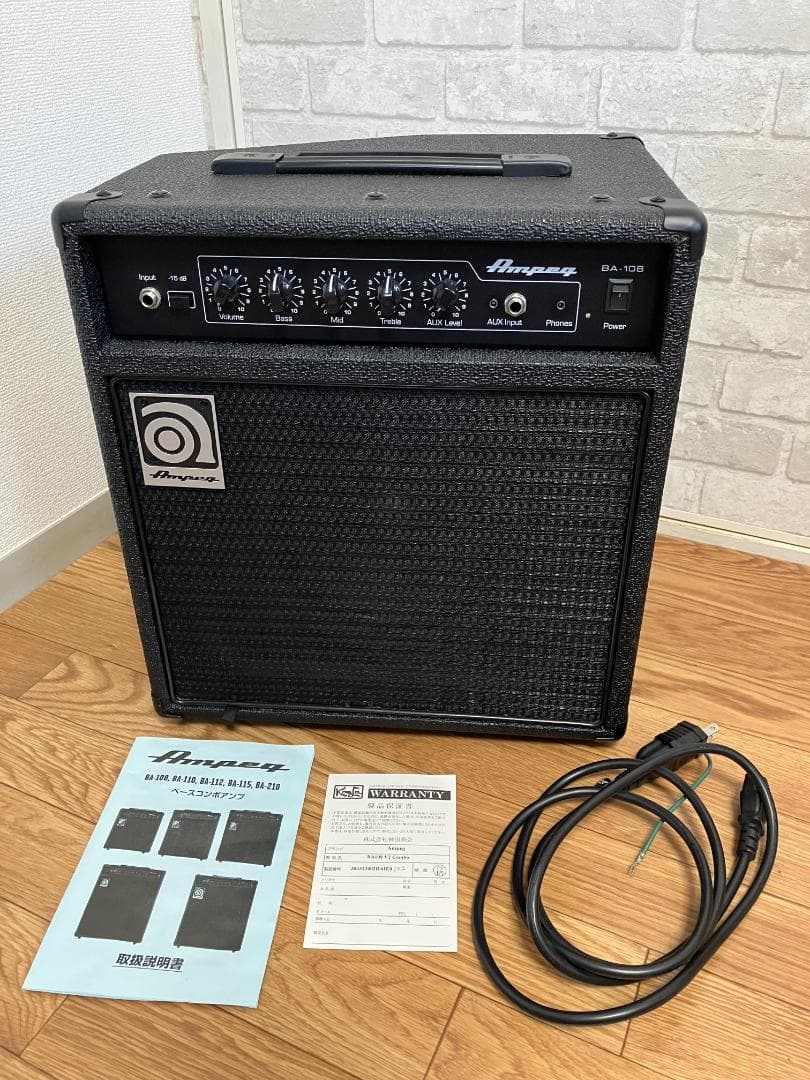 【極美品】AMPEG（アンペグ）ベースアンプ BA-108 V2 - メルカリ