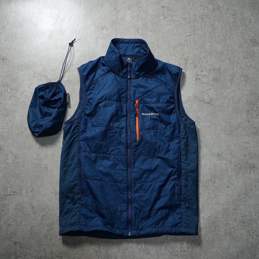 y2k mont-bell ULサーマラップベスト 中綿 ネイビー アウトドア - メルカリ