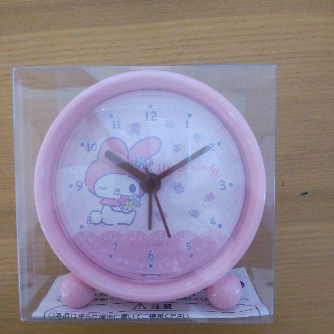 マイメロディ マイメロ 置き時計 目覚まし時計 - メルカリ