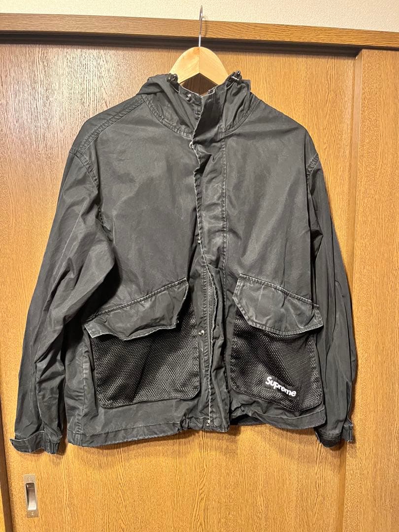 Supreme ブラック ナイロンジャケット M - メルカリ