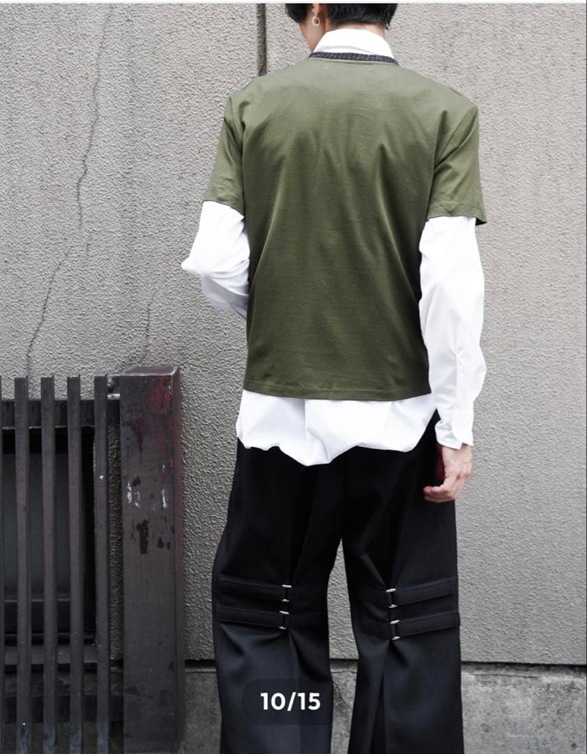 NEW OLD AW25 RIB SLEEVE TOP サイズ44