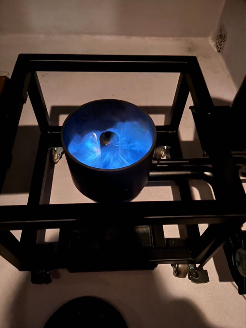 S*i様 廃油ストーブ/廃油コンロ 純日本製品 ブルーフレーム コンパクト