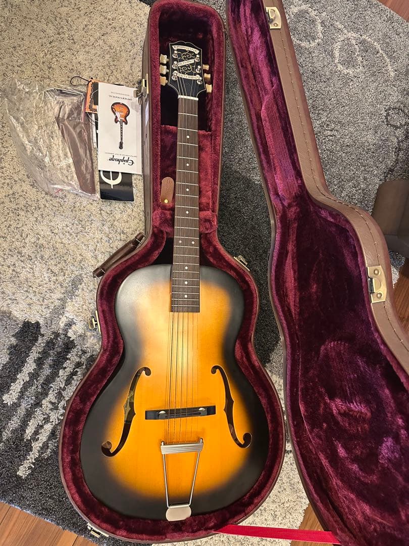 Epiphone Century Olympic 専用ハードケース Epiphone Hardshell Case for Masterbilt Century Collection Olympic