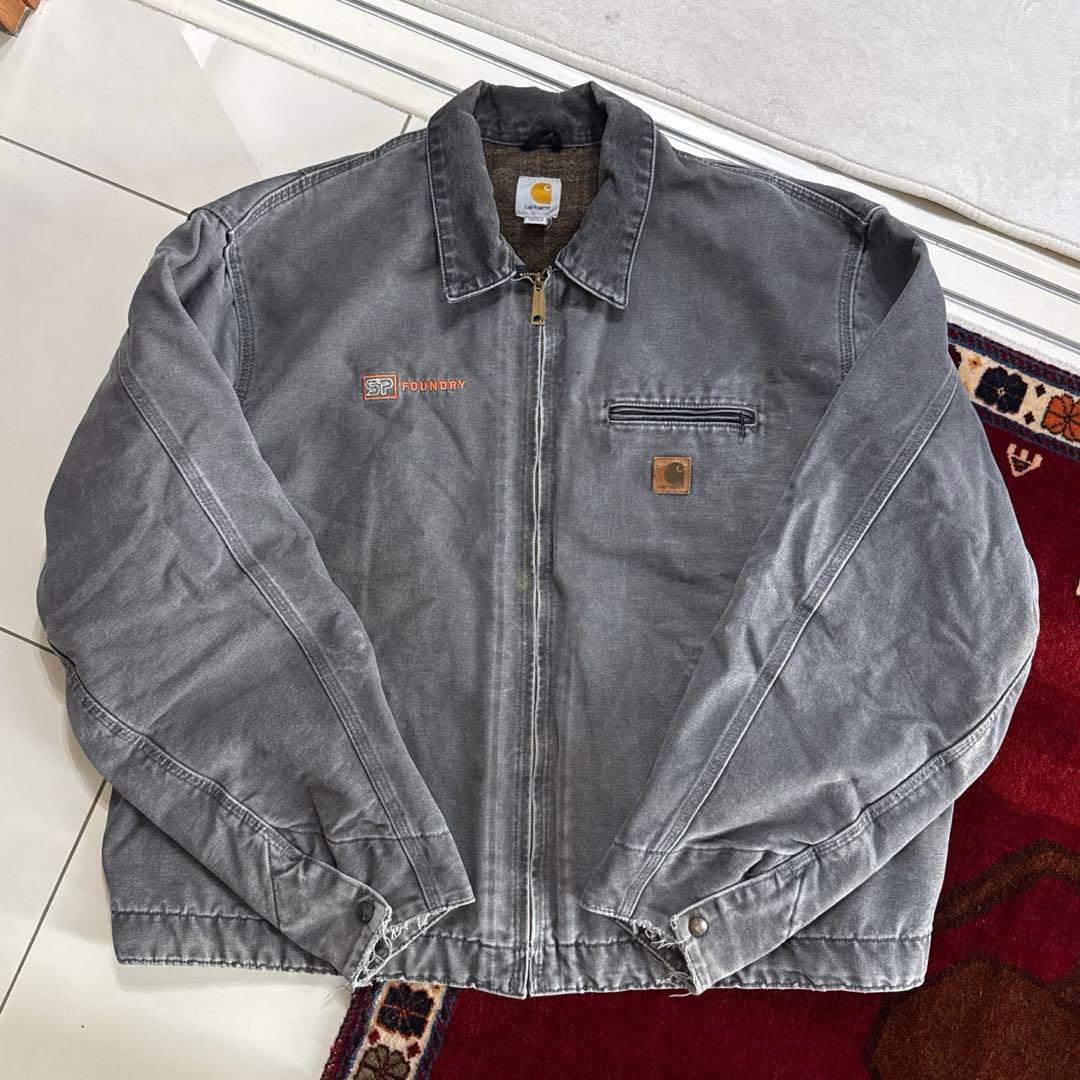 まんじまる様 Carhartt デトロイトジャケット 企業ロゴ 3XL J97 - メルカリ