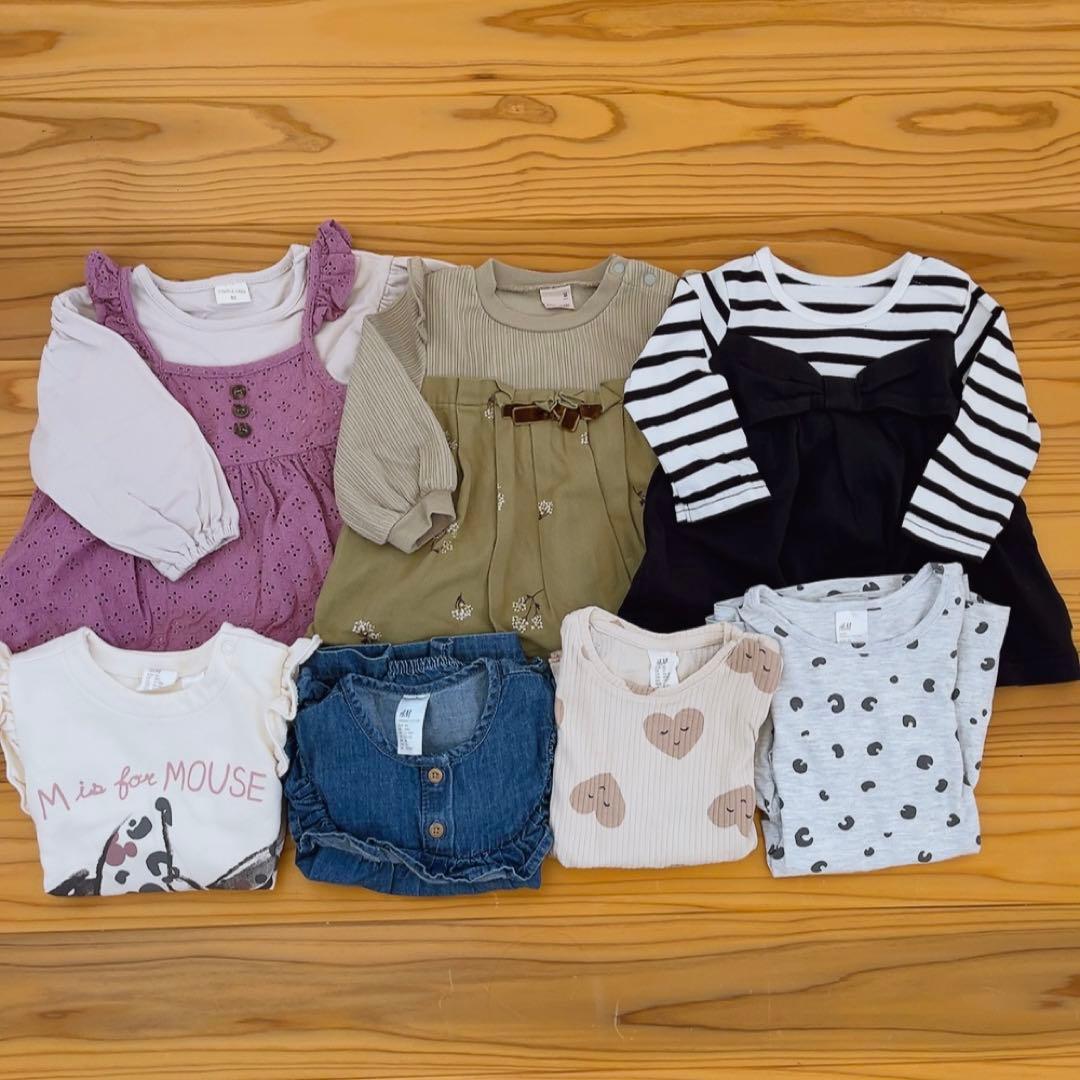 サイズ80 長袖 まとめ売り 保育園着 お出かけ着 女の子 - メルカリ