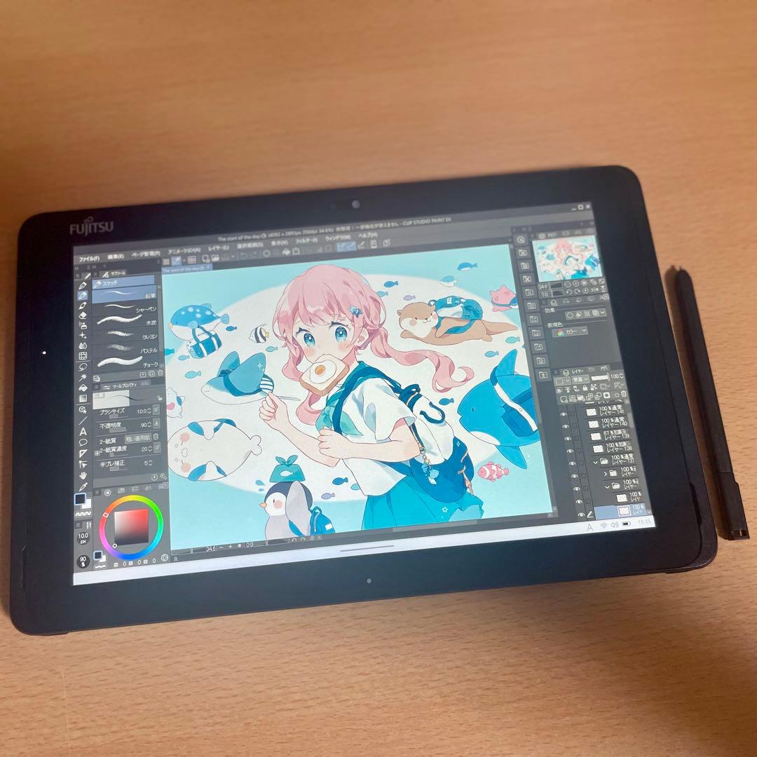 ○富士通 筆圧2048段階 お絵描きタブレット 128GB Windows11 - メルカリ