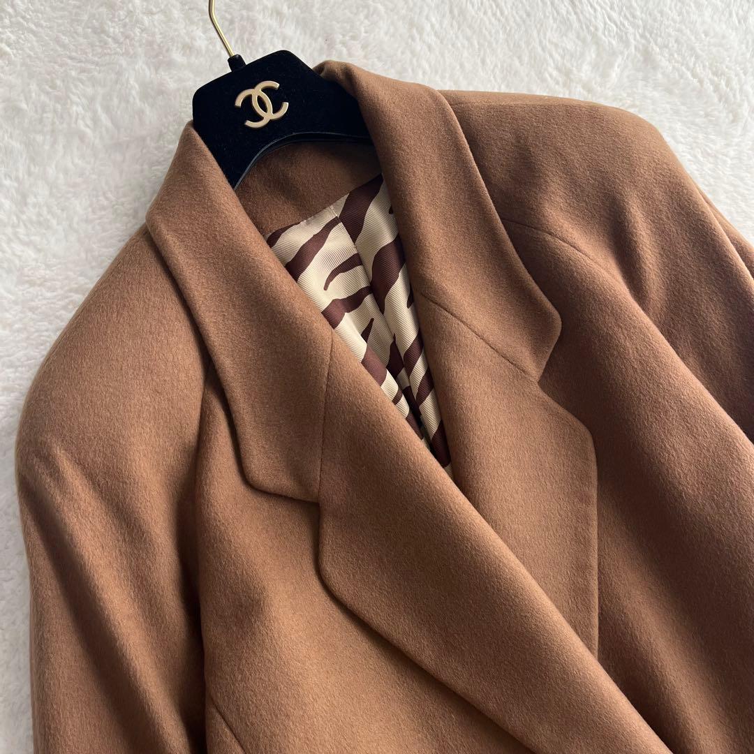 Desii Mode カシミヤシルク100% イタリア生地 ロングコート - メルカリ