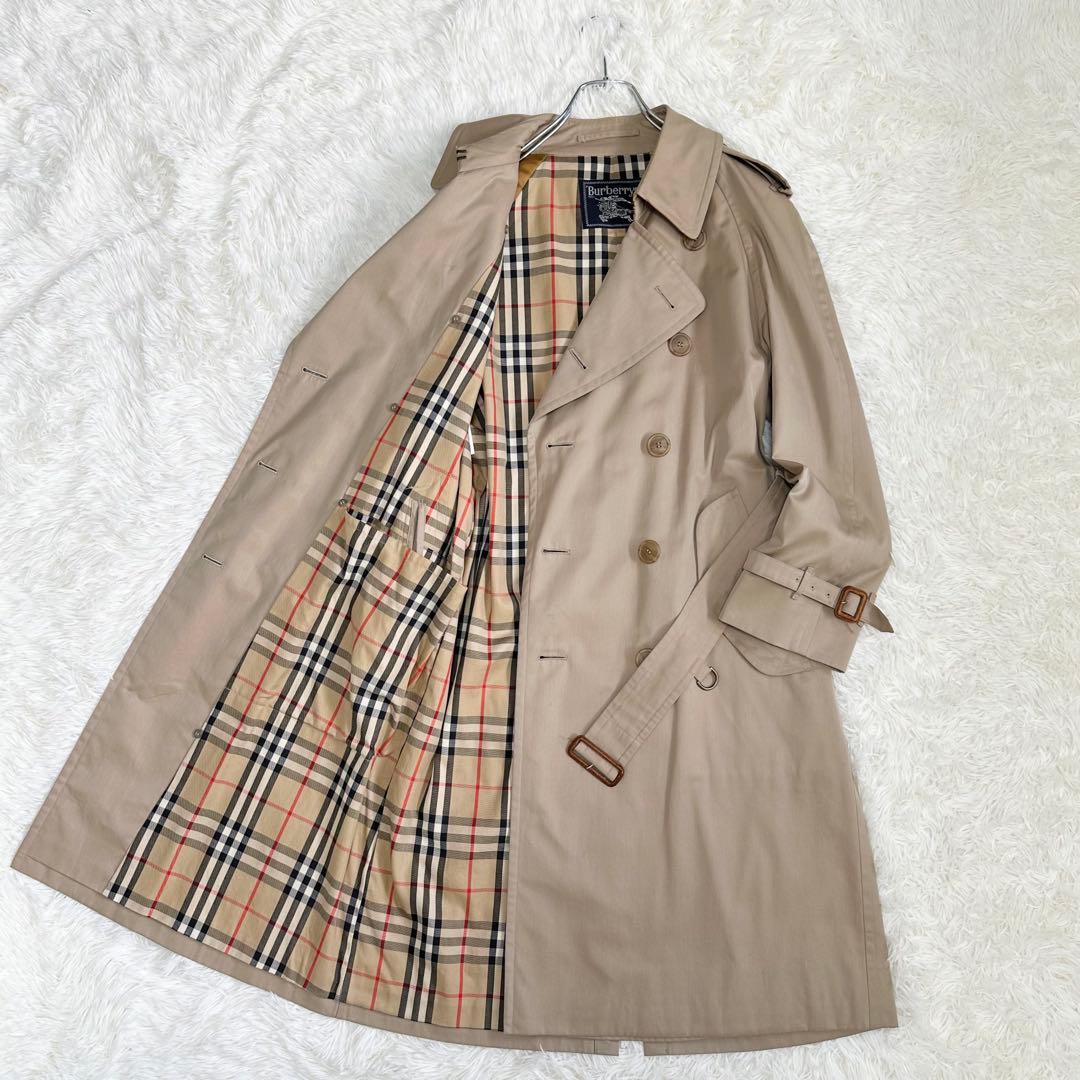 バーバリーズ トレンチコート ノバチェック ベージュ メンズ 165 M相当 バーバリーズ トレンチコート ノバチェック ベージュ メンズ 165 M相当