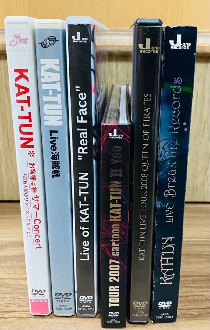 KAT-TUN 6人時代 ライブ DVD 全6枚 セット 初回盤 - メルカリ
