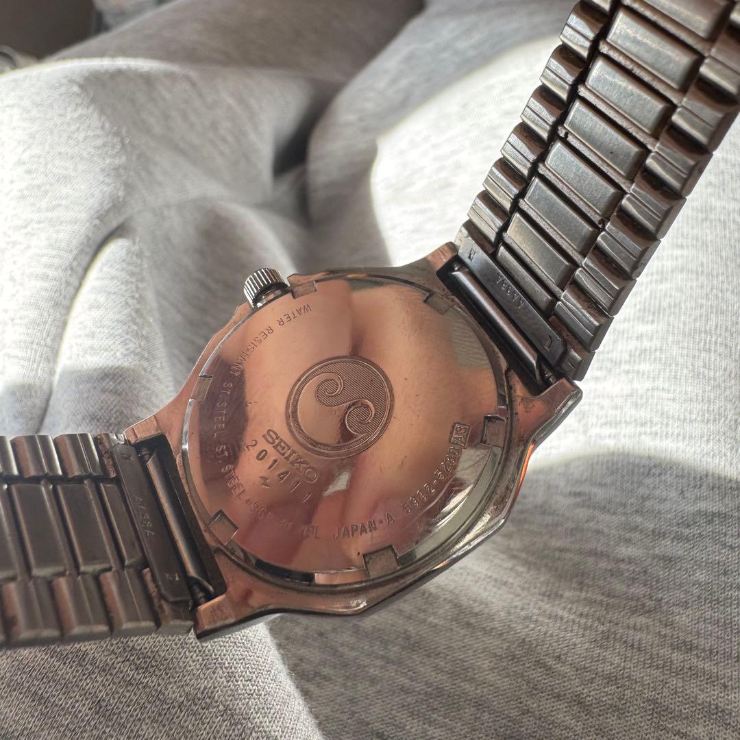 新品電池】seiko レクタンギュラー スクエア ヴィンテージ tank 美品