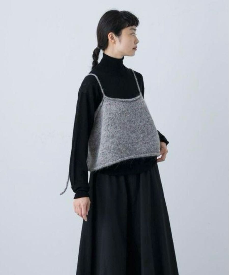 かぐれ キャミソール カラーネップアルパカニットキャミソール - メルカリ