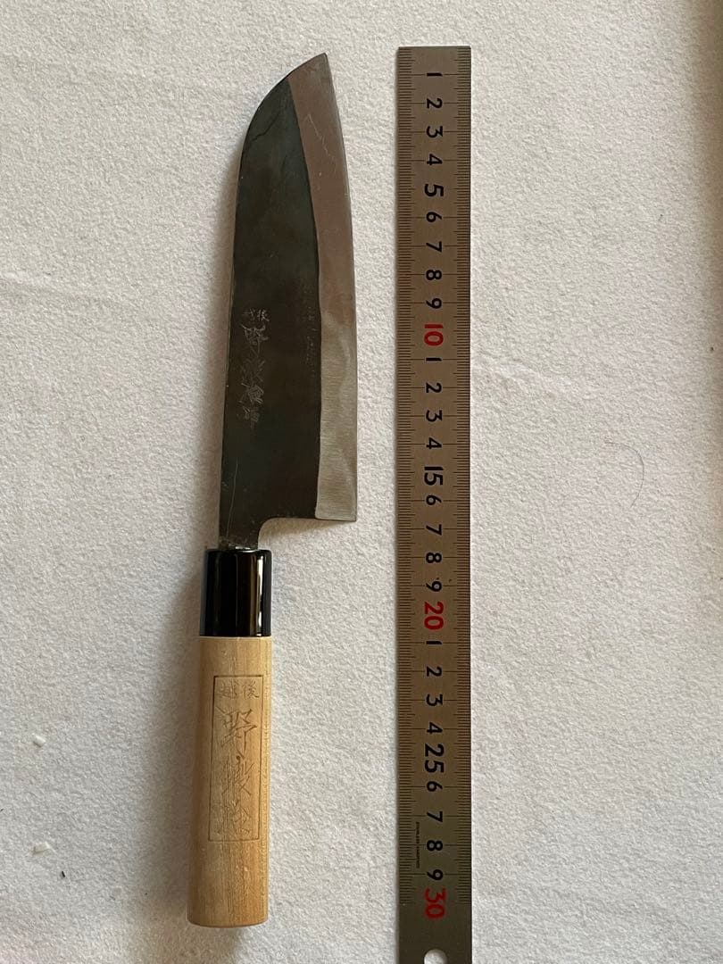 未使用品 三徳包丁（越後野鍛冶）×4点まとめて 越後野鍛冶