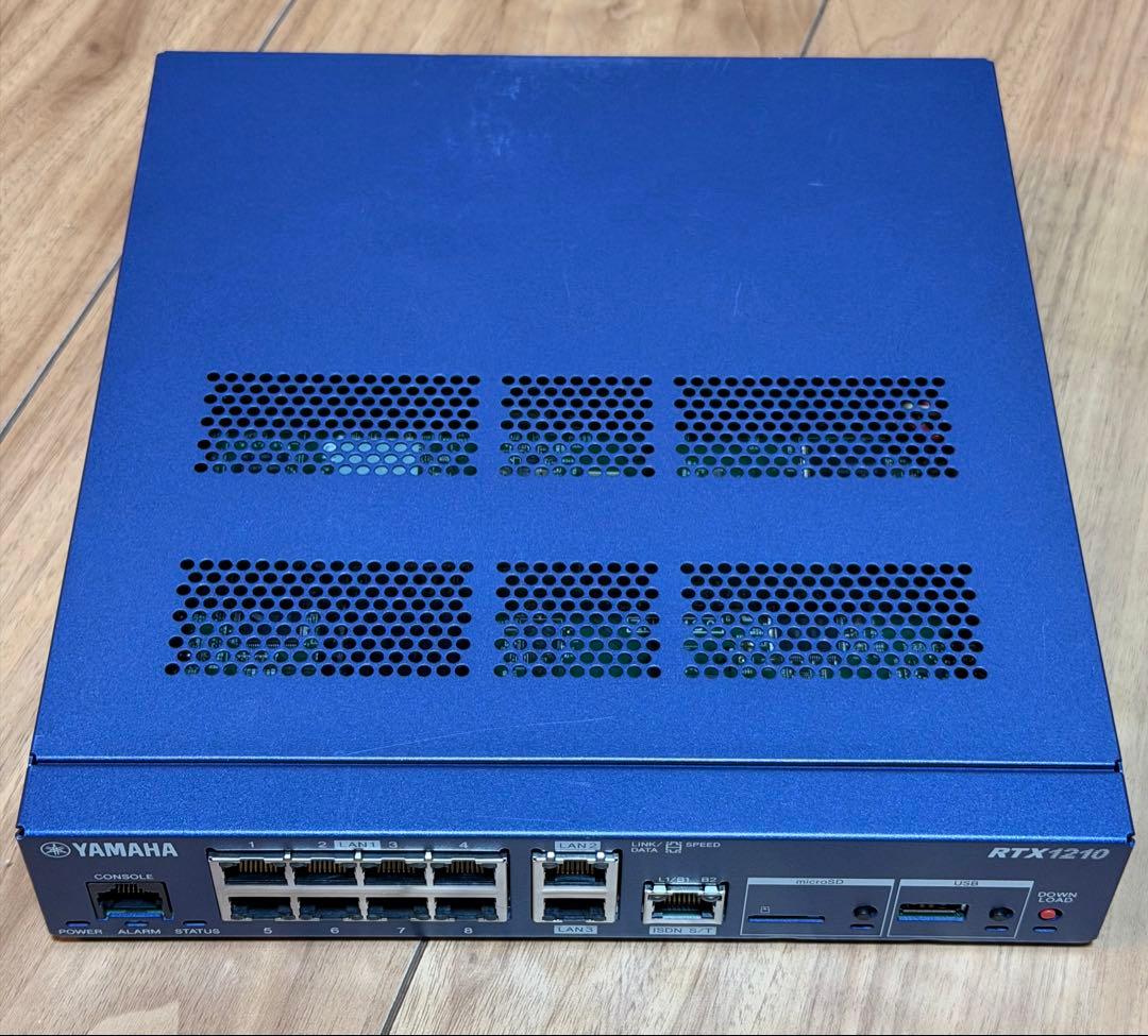 YAMAHA RTX1210 有線LANルーター 最新FW 初期化済み - メルカリ