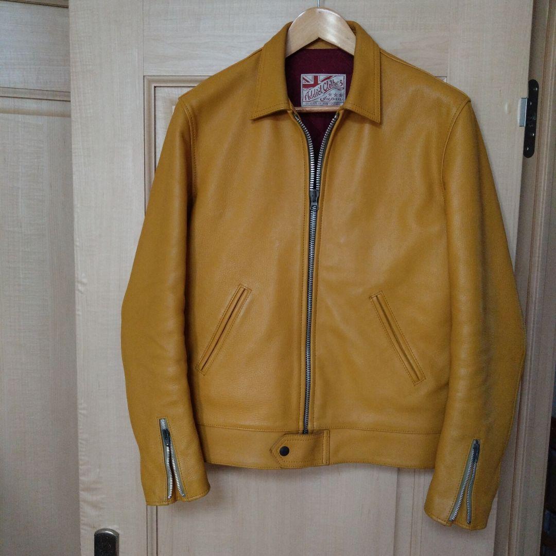 Addict Clothes AD-01キップレザー 40 マスタード - メルカリ