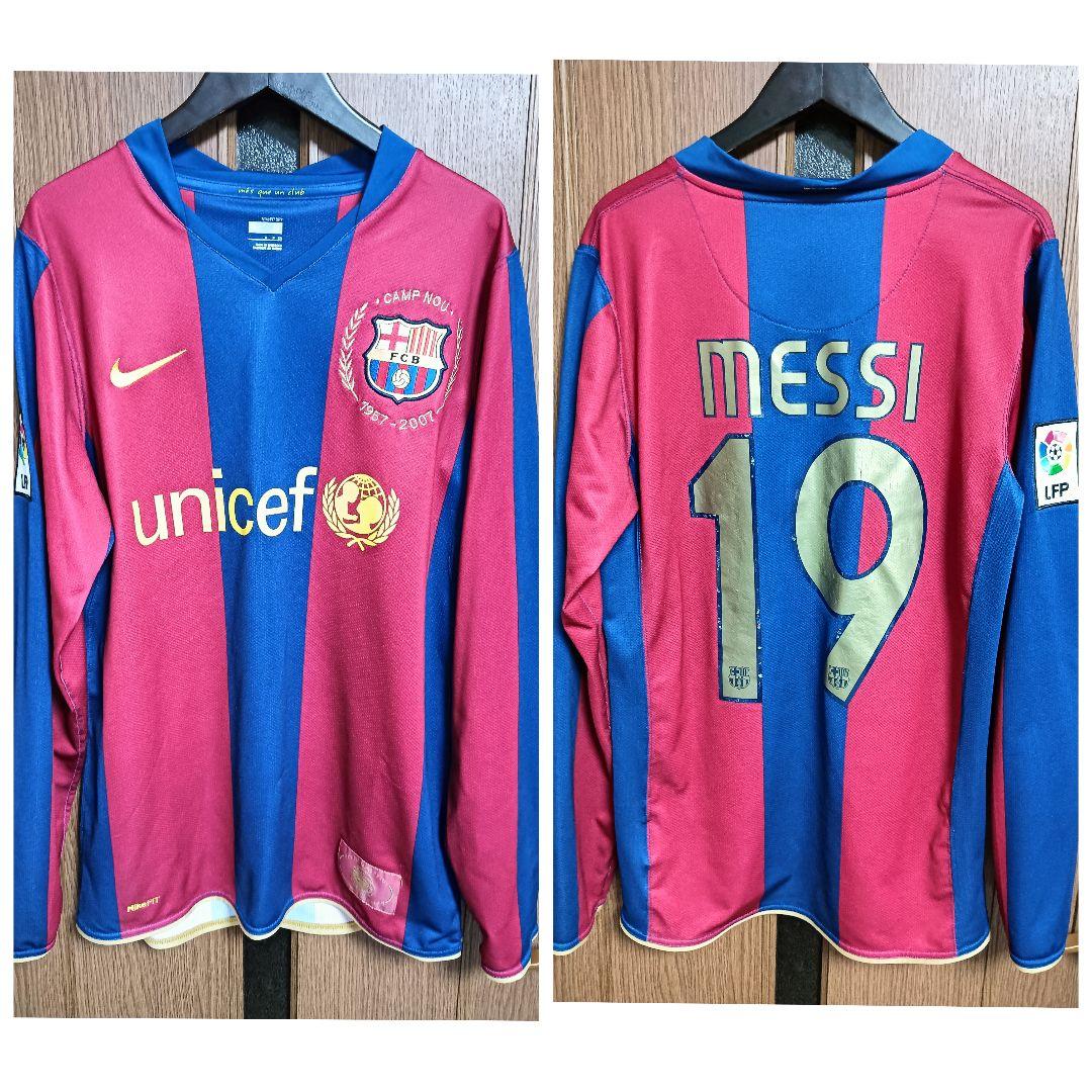 ナイキ バルセロナ メッシ #19 カンプ・ノウ 50周年 長袖ユニフォーム