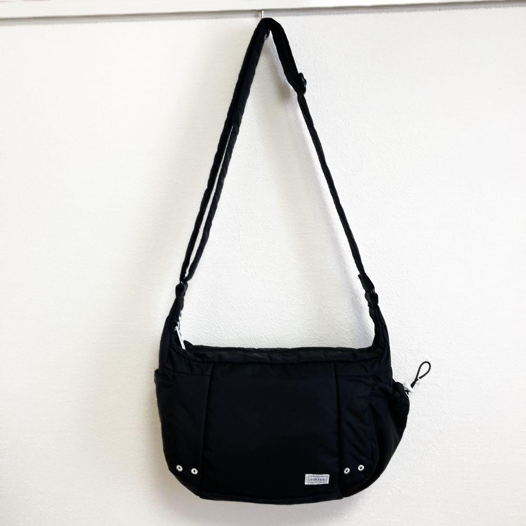 美品 廃盤 PORTER CUE ショルダーバッグ ブラック ポーター - メルカリ