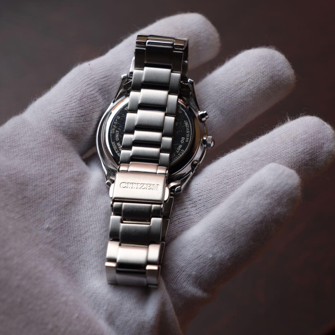 【極美品】シチズンコレクション 「エコ・ドライブ電波時計」　AS1060-54E