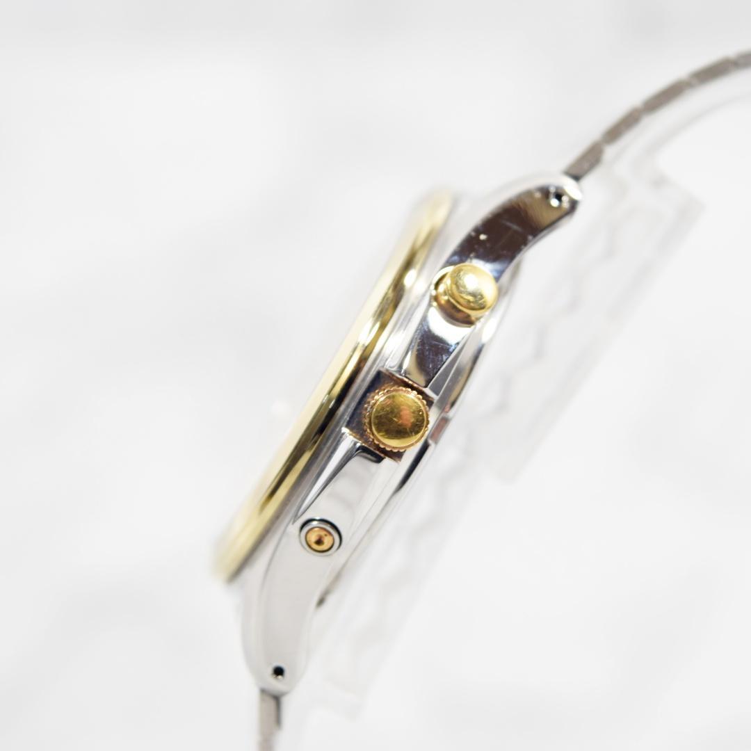 [美品 箱付] SEIKO セイコー 電波ソーラー時計 メンズ 新品ベルト