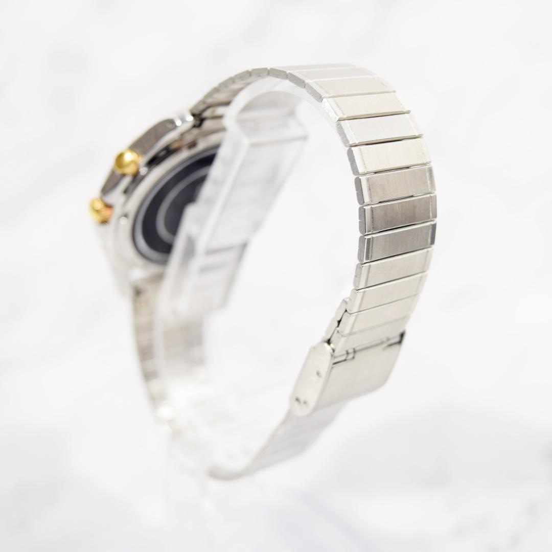 [美品 箱付] SEIKO セイコー 電波ソーラー時計 メンズ 新品ベルト