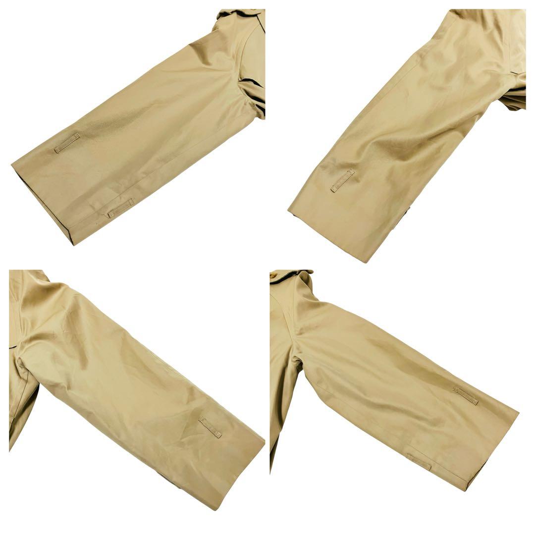 90's バーバリー ノバチェックトレンチコート ベルト付 白タグ