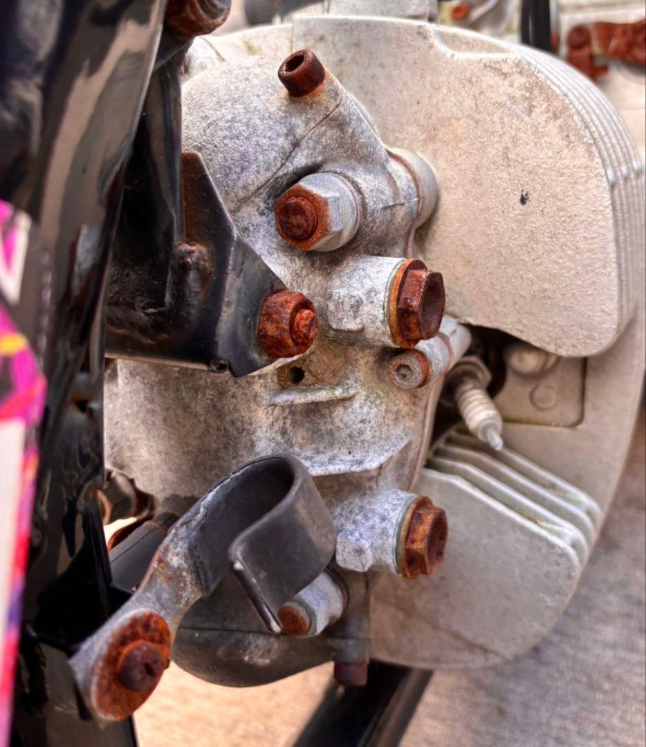 YAMAHA SR400 エンジン フレームセット