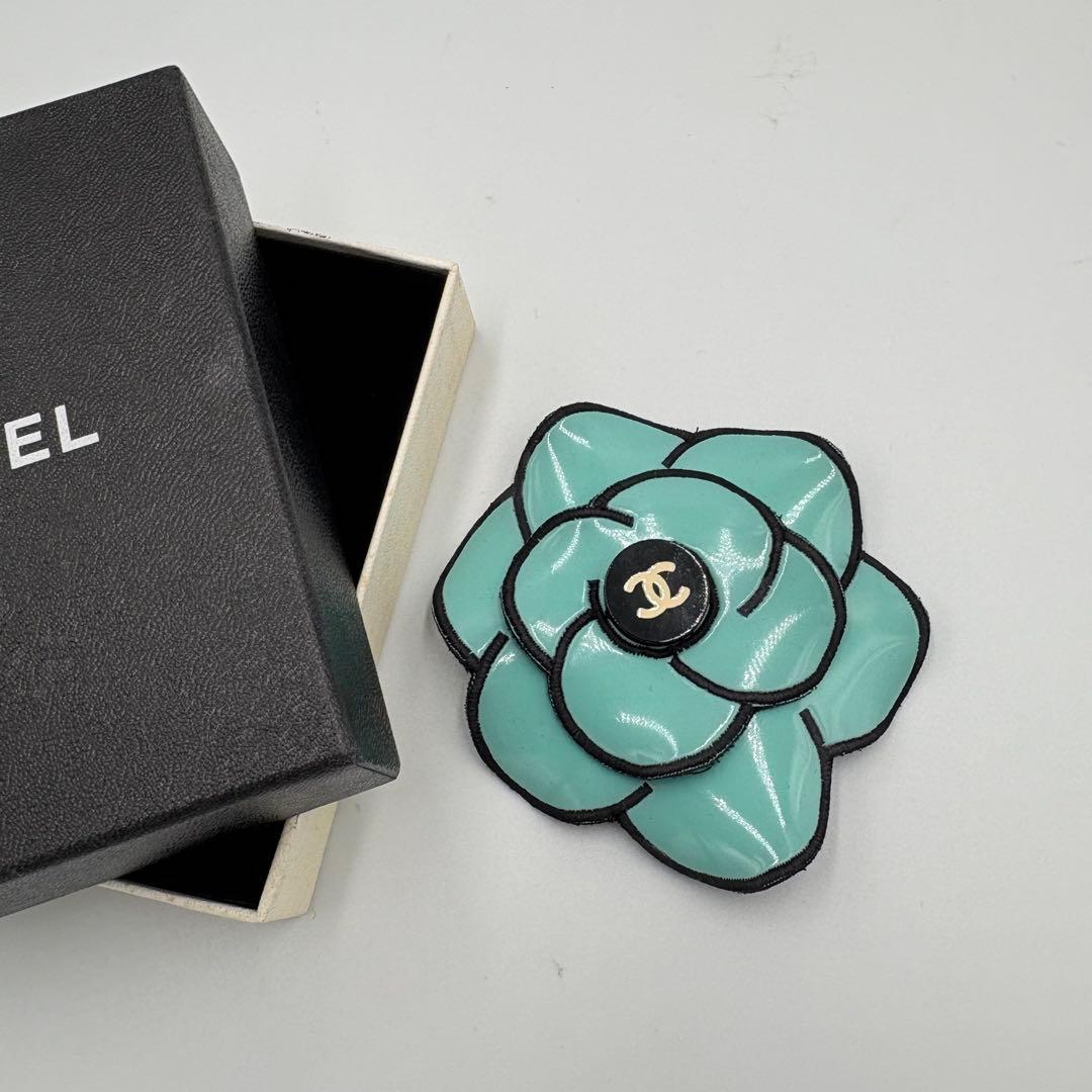 CHANEL　ヴィンテージ　カメリア　ココマーク ブローチ　レア　希少 箱付き