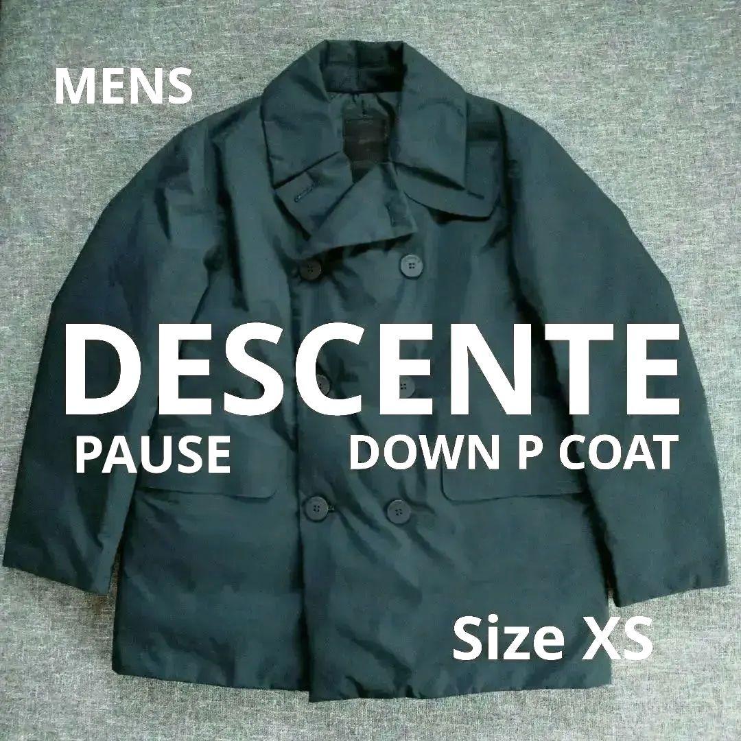 DESCENTE PAUSE】DOWN ピーコート ネイビー XS - メルカリ